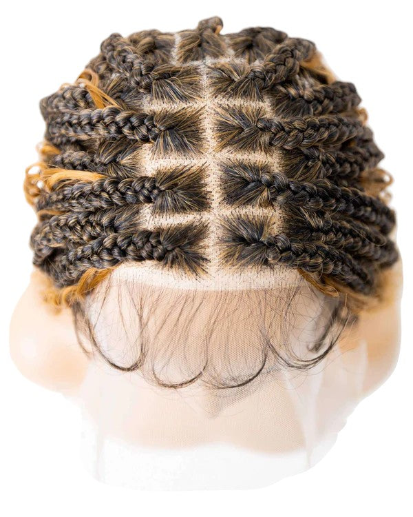Knotless Bohemian Box Braid Full Lace Wig - Natural Look & Easy Styling