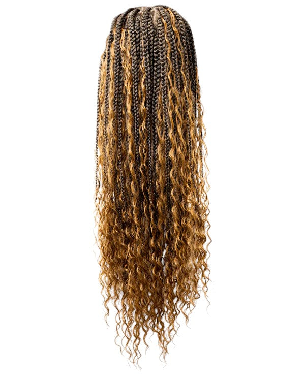 Knotless Bohemian Box Braid Full Lace Wig - Natural Look & Easy Styling