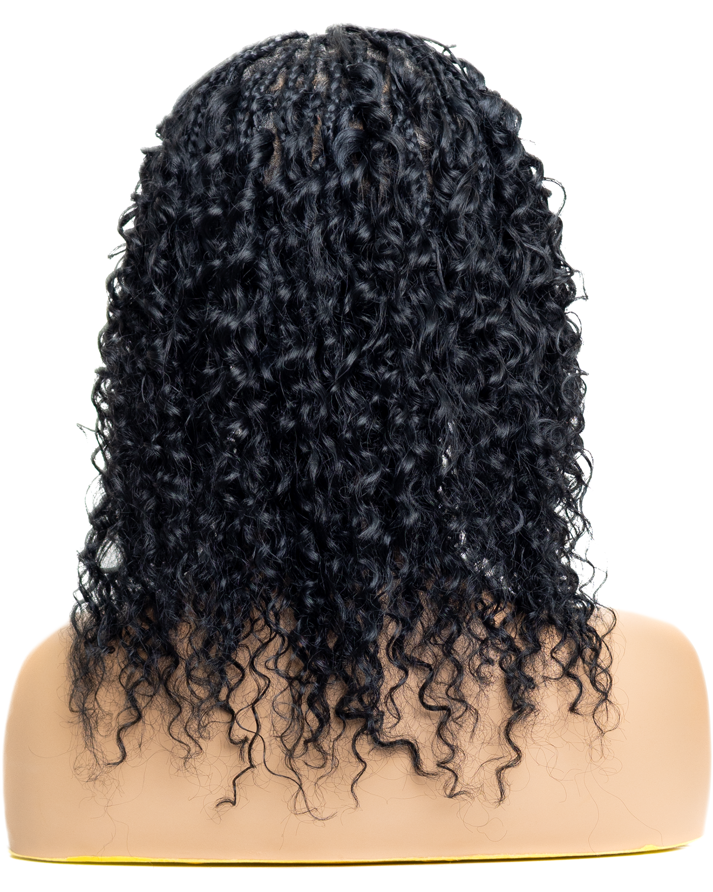 PIB 12” Single Full Lace Braid Wig – Micro Water Wave Box Braided Wig, Knotless Braided Wigs for Black Women, Curly Hair Wig
