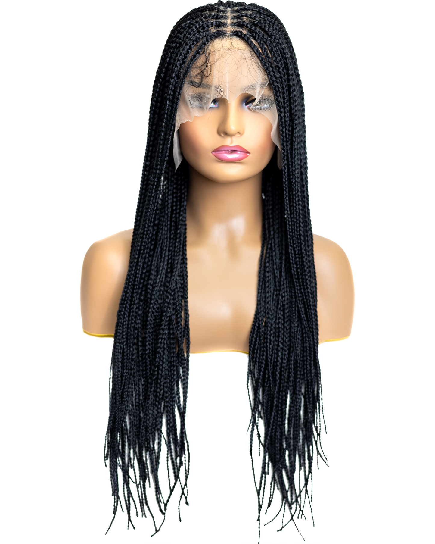 Box Braid Braided Full Lace Wig - Natural & Comfortable