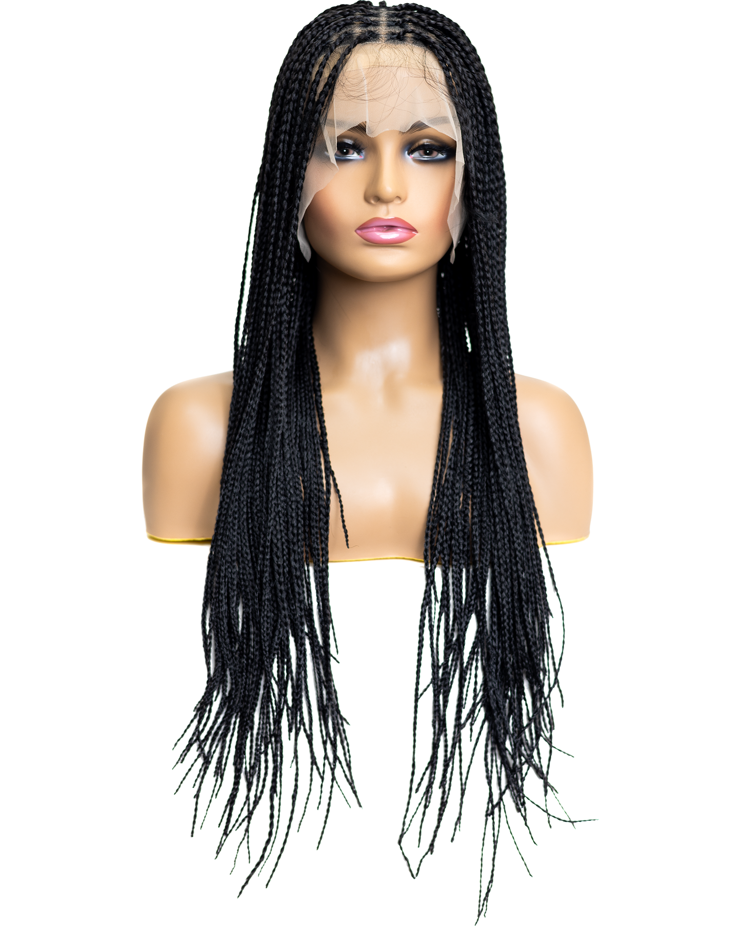Box Braid Braided Full Lace Wig - Natural & Comfortable