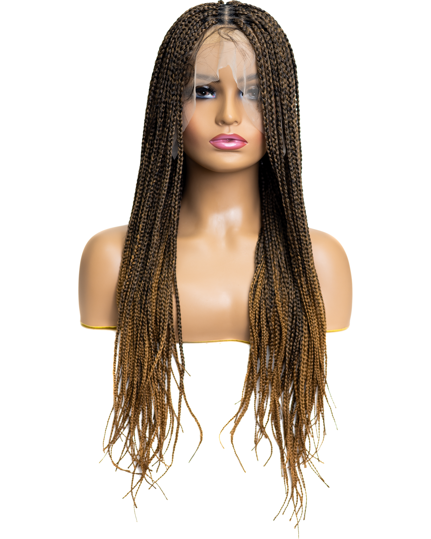 Box Braid Braided Full Lace Wig - Natural & Comfortable