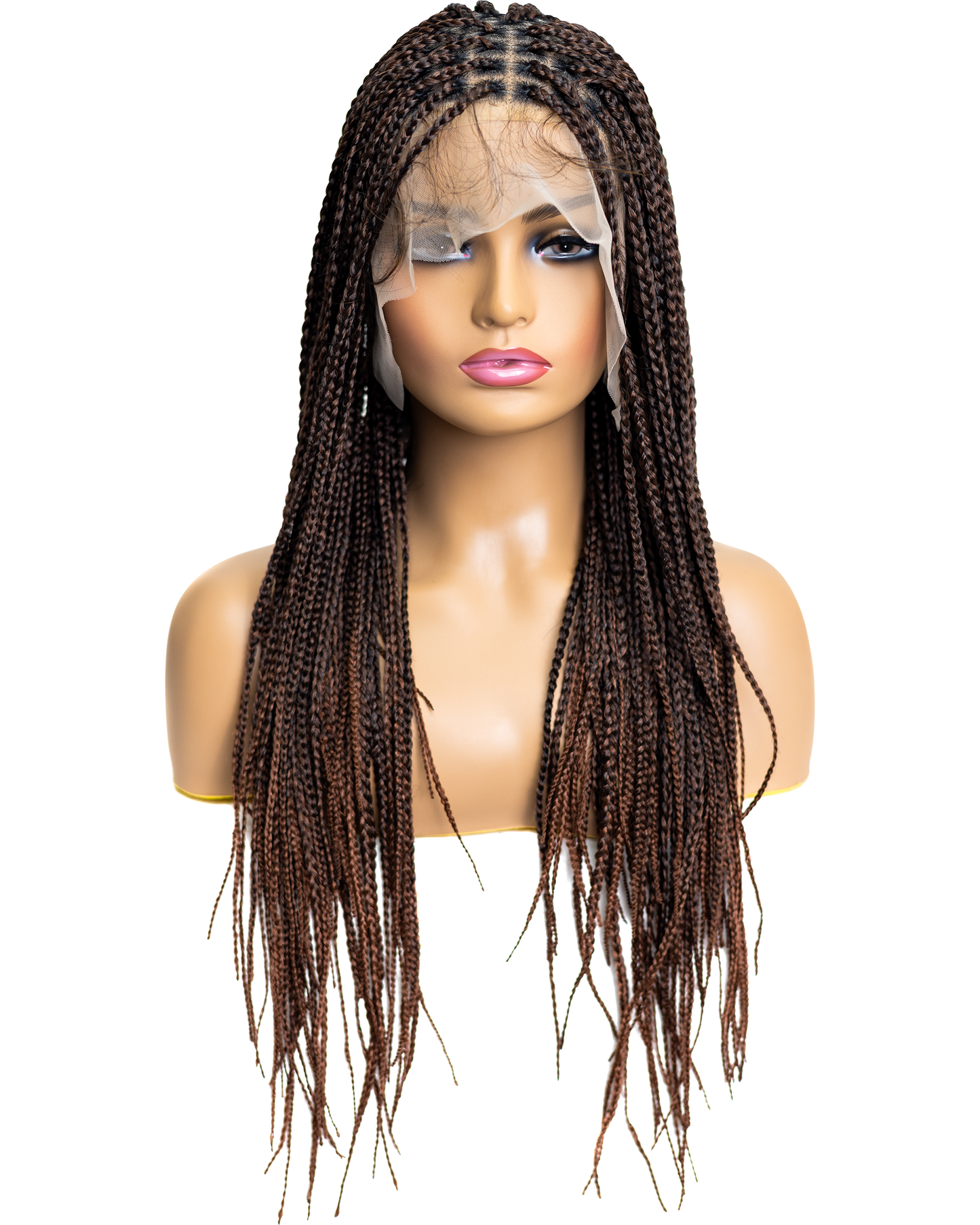Box Braid Braided Full Lace Wig - Natural & Comfortable