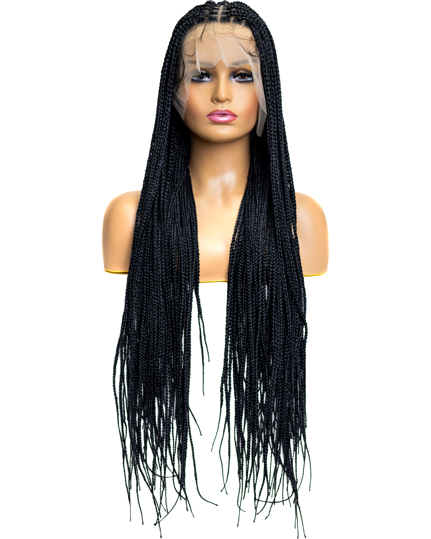 Box Braid Braided Full Lace Wig - Natural & Comfortable