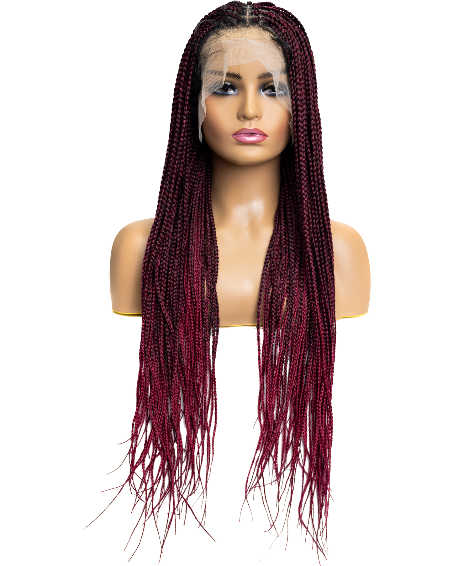 Box Braid Braided Full Lace Wig - Natural & Comfortable