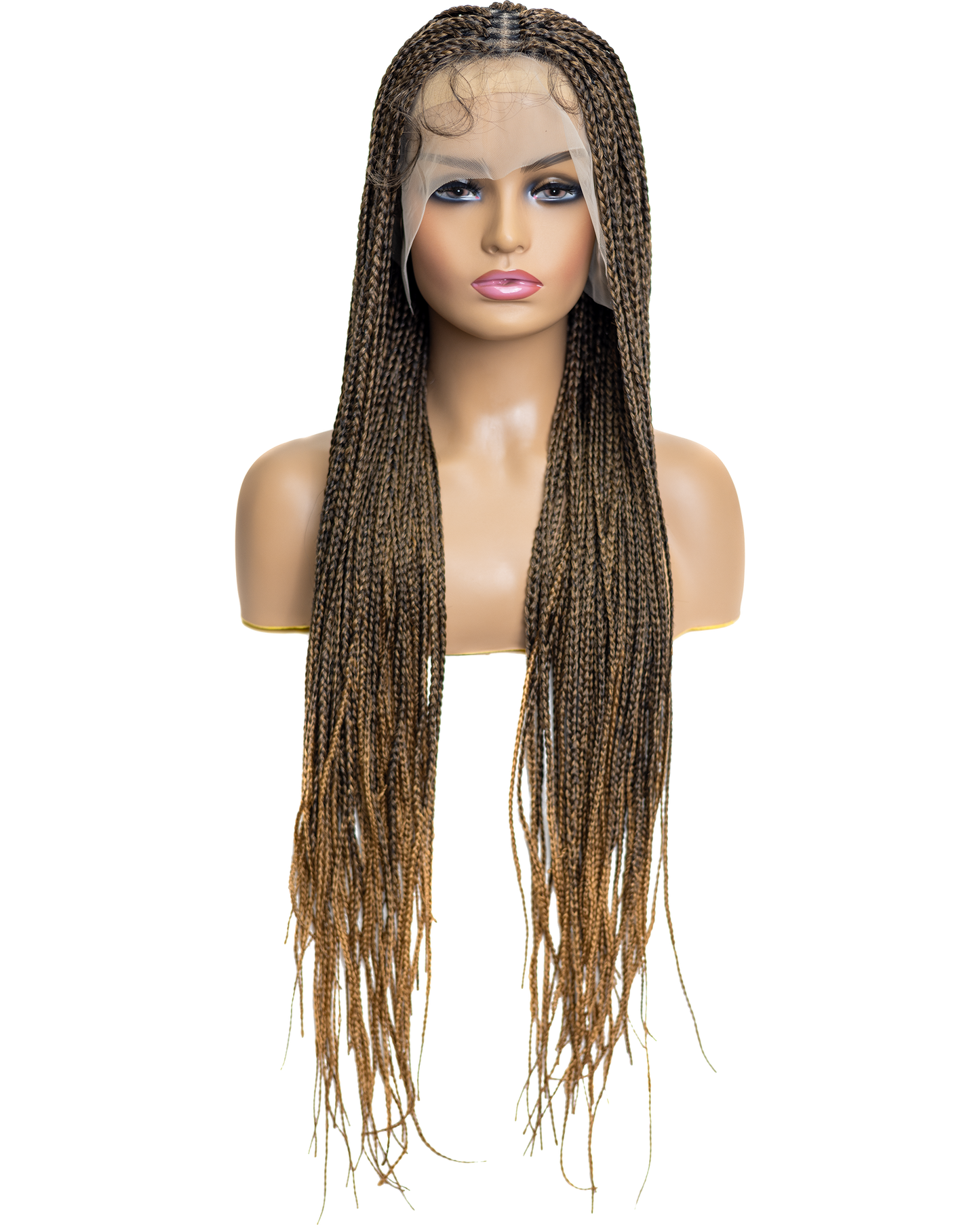 Box Braid Braided Full Lace Wig - Natural & Comfortable