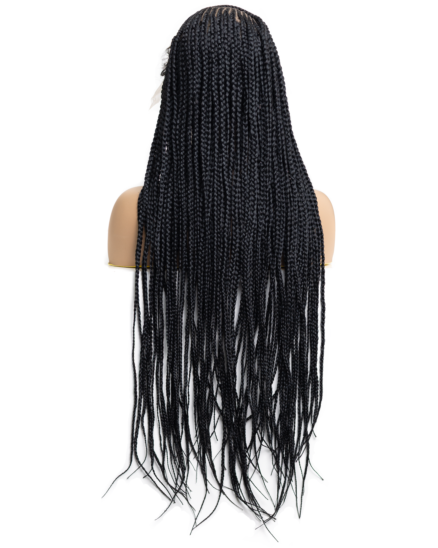PIB 32" Single Full Lace Braid Wig- Cherry Yo Fulani Braid Wig for Black Women, Curly Hair Wig