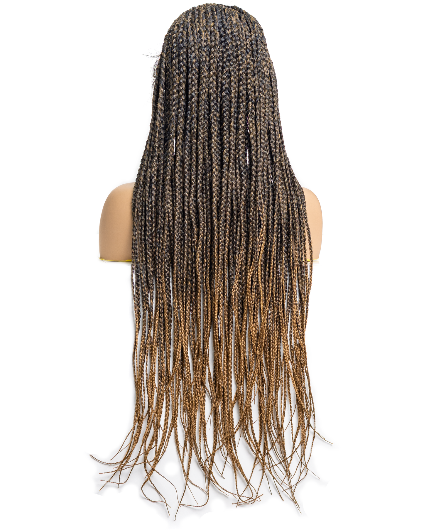 PIB 32" Single Full Lace Braid Wig- Cherry Yo Fulani Braid Wig for Black Women, Curly Hair Wig