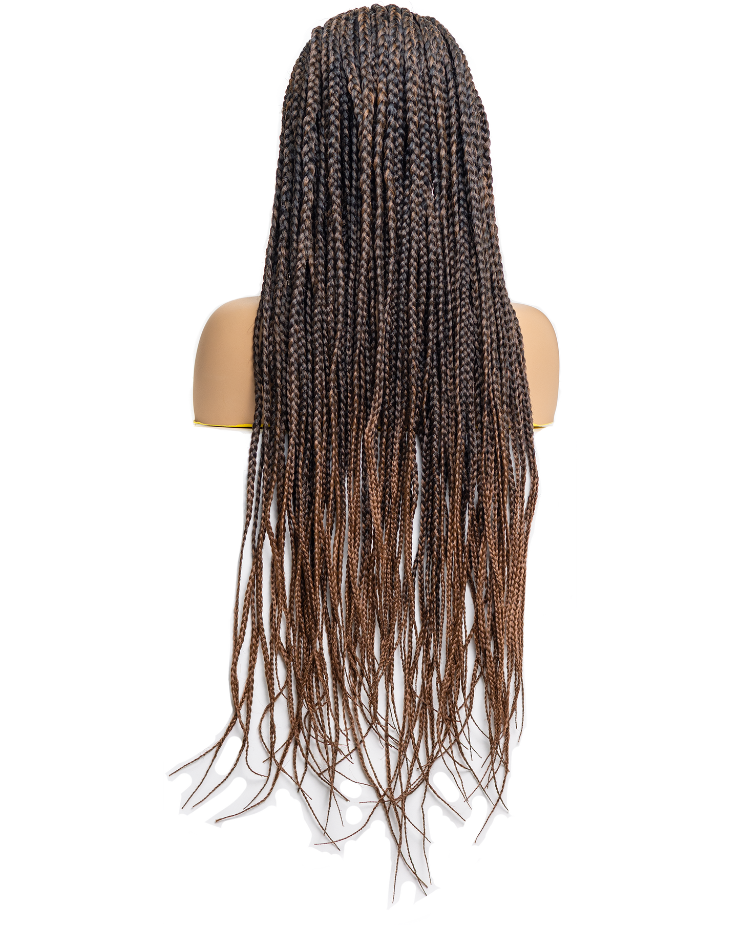 PIB 32" Single Full Lace Braid Wig- Cherry Yo Fulani Braid Wig for Black Women, Curly Hair Wig